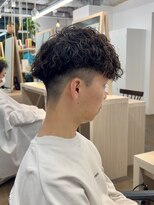 サロンドジョー(salon de joe)&nbsp;メンズカットツイストスパイラルパーマシャドウパーマショート