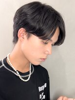 センターパートニュアンスパーマ韓国カルマパーマコンマヘア