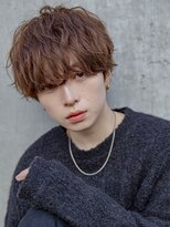 小久保styleフェザーパーマフェザーショートグレーエンドカラー