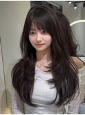 韓国へア/ブリーチ/顔周りカット/ハイトーン/レイヤーカット/