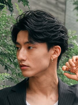 フィフス 栄(fifth) 名古屋栄メンズカットニュアンスパーマ毛流れセンターパート