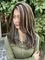 ディモアンド 表参道(Dimo&)&nbsp;xハイライトホワイトグレージュ/レイヤーカット/チェリーブラウ