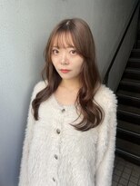 ケンジサナンド(KENJE Sanando)&nbsp;【ブリーチなし☆】"まろやかベージュ×ロング"