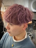 アオアクア 新越谷店(AO-AQUA)&nbsp;ペールパープル,メンズマッシュ,透明感,トレンド,ケアブリーチ