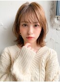 愛されセミディ大人可愛いくびれヘアサイドバング#233f1228