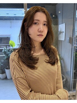 グリーン 町田(green) 【ミディアム】ざっくりフェイスレイヤー