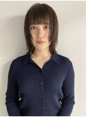 大人上品なナチュラルレイヤー×透明感グレージュ