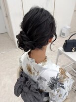 ディティカ サウ(Dityca sow) サイドシニヨン/浴衣ヘア/名古屋ヘアセット/栄ヘアセット