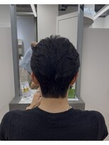 ビカム 名駅EAST(become) 生えぐせ解消!韓国式ダウンパーマ/毛流れ/センターパート名駅