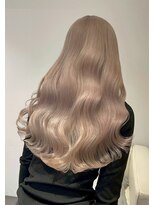 ベレーザ 川越(Beleza)&nbsp;ba18156_ミルクティーベージュハイトーンカラー艶髪ワンホンヘア
