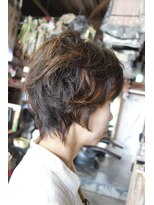 オーバーキャプテンネイキッド(OVER CAPTAIN NAKED)&nbsp;ミセス梅雨対策骨格補正ショート×セクションカラー