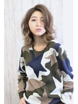 ハイル(KHAIR)&nbsp;【KHAIR】大人カッコイイ外ハネミディ×オリージュ