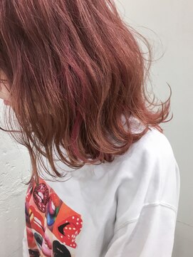 ブルーフェーセス 表参道(blue faces) 『bluefcaes』ピンクヘアー&ピンクハイライト