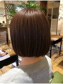 キュートショートボブ＋イルミナカラー