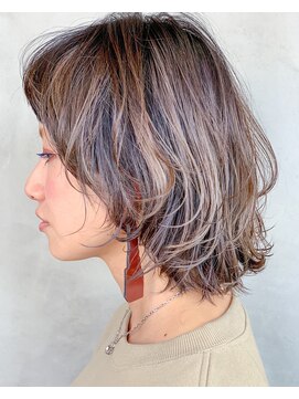 テトヘアー(teto hair) bob［ハイライト・ローライト・インナーカラー・ウルフ］