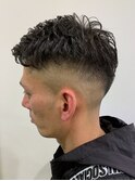 Hair salon Lotus フェードカット×コームオーバー