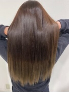 ソワン ドゥ ブレス フラン 東花園店(soin de brace Fran) グラデーションカラー・グレージュ・ロングヘアー