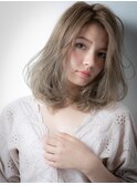 かきあげ前髪x外国人風ハイトーンカラーx戸頭10代20代30代