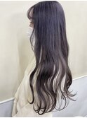 ブリーチカラー　シルバーアッシュ　パープルシルバー