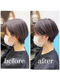 【山方 直也】小顔×耳かけ×マッシュショート×20代30代40代
