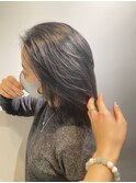 外国人ヘアブルネットアッシュ