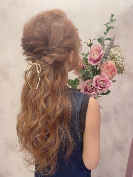 ヘアアレンジメント ボガスティーズ 溝の口店(Hair arrangement Vogusty's) ハーフアップ☆