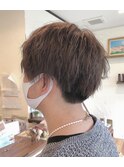 ツイストパーマ/マッシュ/センターパート【渡辺 まみ】