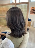 20代30代40代小顔ひし形デジタルパーマウルフレイヤー