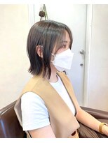 レイラバイアフロート 吉祥寺(Lila by afloat)&nbsp;切りっぱなしボブ/ワンレンボブ/外ハネボブ/黒髪/小顔カット