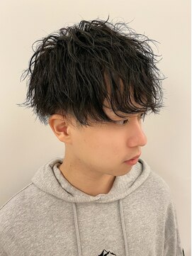 バチカ(BATICA) 波巻きパーマ マッシュショート