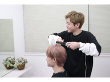 お仕上げ＊自宅でのセットの仕方も伝授します！