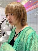 ケアブリーチダブルカラー×グレージュカラー【心斎橋】
