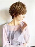 〈30.40.50代〉ひし形ショートボブ×ハイライト【ERIKA】