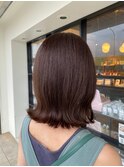 くびれボブ/ダークブラウン 