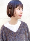 グレーベージュ/ベージュ/前髪パーマハ24ケアブリーチ渋谷