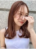 鎖骨下ラインのセミロングヘア◎