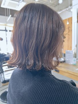 アトリエ ジジ(atelier ZiZi) ワンレンボブ　ニュアンスパーマ