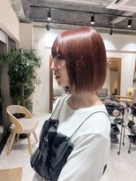 アドア 横浜(ADORE)&nbsp;【ADORE横浜】ピンクオレンジ×ボブ