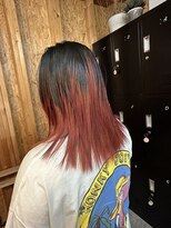 アフターニュース 新潟(afternews)&nbsp;カシスレッド/グラデーションカラー/ケアブリーチ/髪質改善/駅南