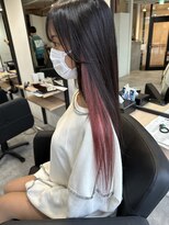 ラフ 難波店(LAFF) #黒髪#ボブルフ#ネビージュ#小顔#ワンレン