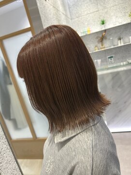 トッカ 中目黒店(tocca) ☆ブリーチなしオレンジブラウンカラー♪♪☆