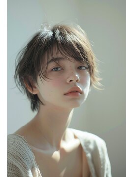 ラナ 新宿(lana) ボブウルフ/シースルーバング/顔まわり/【lana hair 新宿】