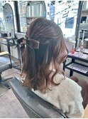 【立川CRES吉岡俊】ヘアアレンジ　ハーフアップ