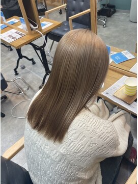 アフターニュース 新潟(afternews) ミルクティーベージュ/ダブルカラー/ケアブリーチ/髪質改善/駅南