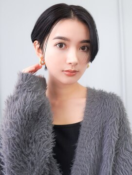 ラフィス ヘアー バンビ 近鉄奈良店(La fith hair bambi) 【La fith】暗髪カラー×ハンサムショート×大人ショート