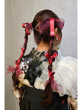 ウィスプ 赤羽店(wisp) リボンツインテール☆