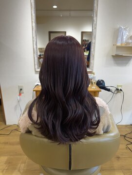 ジャガラ 津田沼店(JAGARA) ブリーチなしピンクブラウン＊mina［津田沼/透明感カラー］