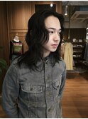 【fuuki style】メンズ ロング ニュアンス パーマ