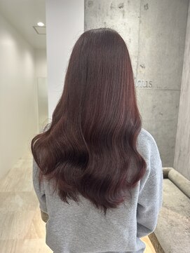 ロンドルピナス 小倉(Lond Lupinus) 顔型別ヘアスタイル特集 /チェリーブラウン /ミニウルフ