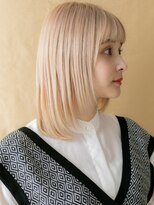 カバーヘア ブリス 大宮西口(COVER HAIR bliss)&nbsp;透明感カラーホワイトブロンド姫カットレイヤー315X大宮10代20代